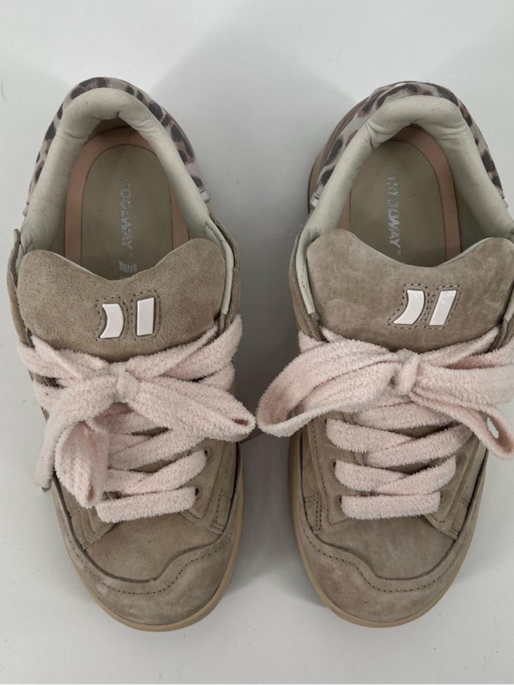 Coolway Bolk Sand Cream Suede Lace Up Chunky Streetwear Sneakers Women's 9 - Picture 4 of 8